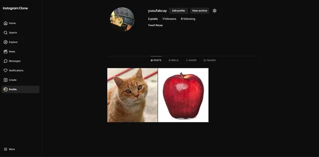 Full-Stack Social Network project screenshot